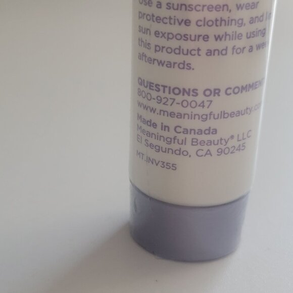 Meaningful Beauty Cindy Crawford Skin Renewing Peel 1.7 oz Anti-Aging New SEALED - Picture 6 of 7